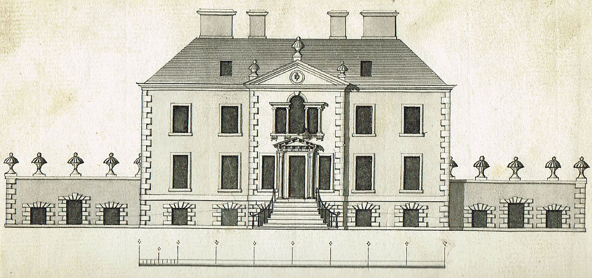 Original plan drawing of Torwoodlee House