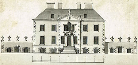 Original plan of Torwoodlee House
